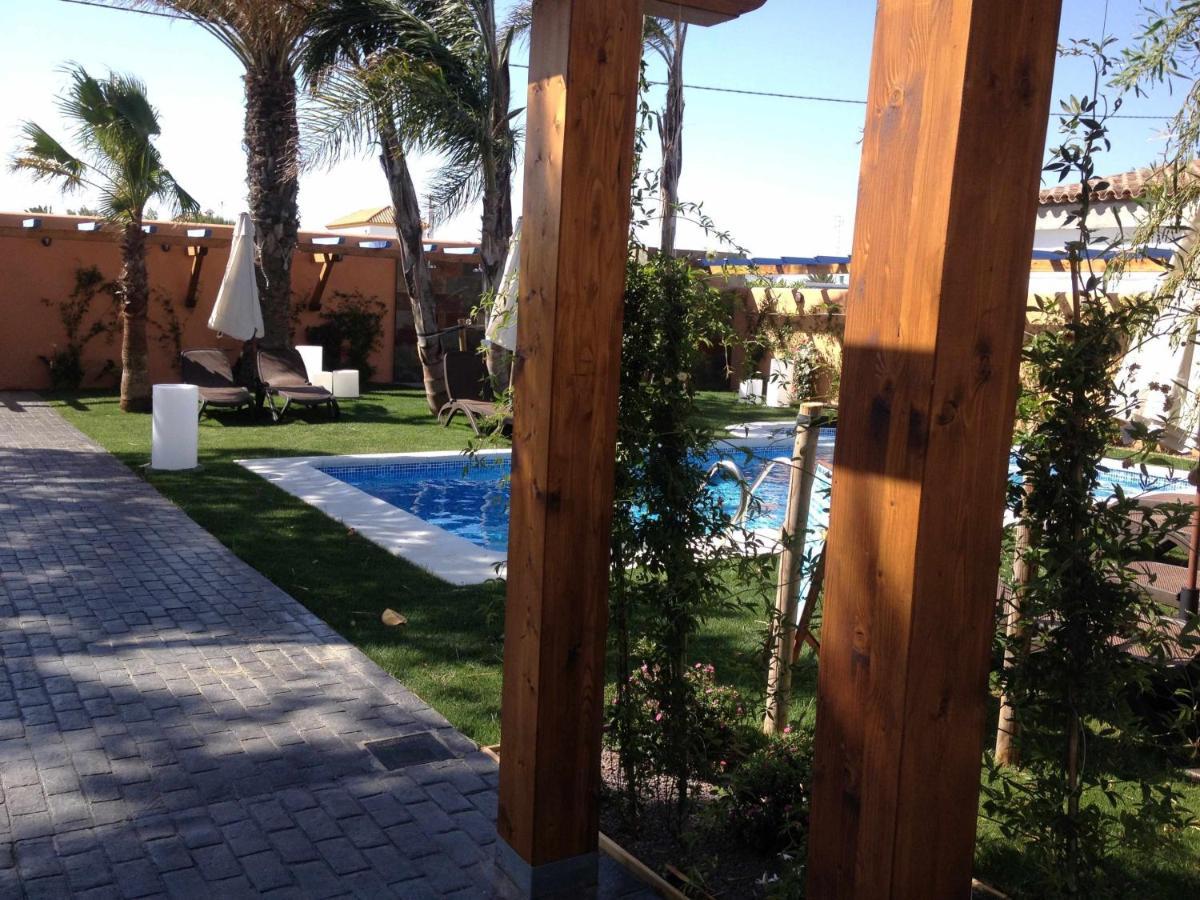 Estudio Con Jardincito Privado Barbacoa Y Piscina Cádiz Exteriör bild